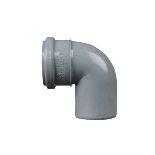 Kolano Kanalizacyjne PCV Szare 75mm/90°