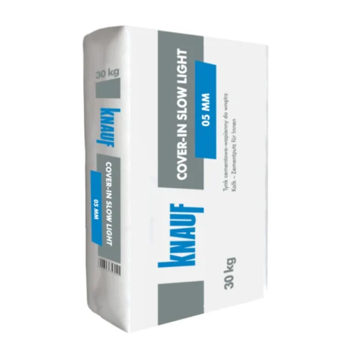 Knauf Cover-In Slow Light 0.5mm to tynk cementowo-wapienny marki "knauf"