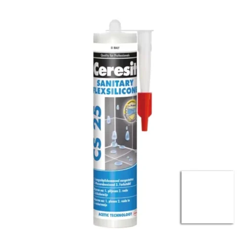 Silikon sanitarny Ceresit CS 25 biały 280ml