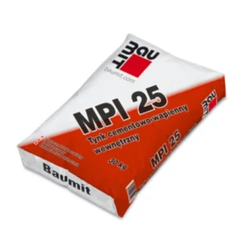 Baumit MPI 25 to tynk cementowo-wapienny wewnętrzny w worku 30kg marki "knauf"