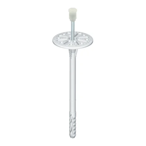 Kołek do Styropianu - Metalowy Trzpień marki Klimas Wkręt-Met. Jest to łącznik wbijany służący do montażu styropianu oraz wełny mineralnej.