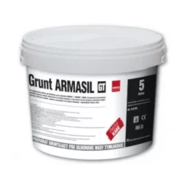 Kabe Grunt Armasil GT to preparat gruntujący, barwiony, akrylowy. Przeznaczony do właściwego przygotowania podłoża pod silikonowe masy tynkarskie