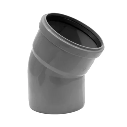 Kolano Kanalizacyjne PCV Szare 110mm/30°