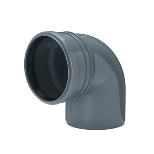 Kolano Kanalizacyjne PCV Szare 110mm/90°
