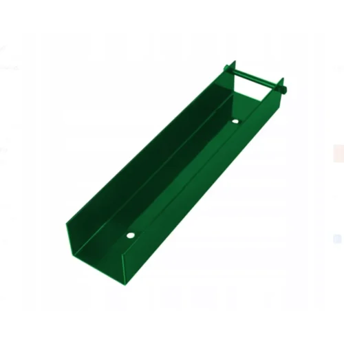 Łącznik podmurówki stalowy 60x200 - 6005 Zielony