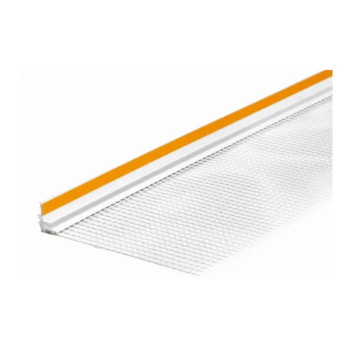Listwa przyokienna z siatką 3m - Biała